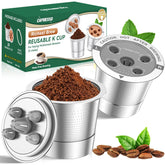 CAPMESSO cápsulas reutilizables Keurig con 5 bocas, evita derrames y facilita la limpieza.