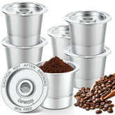CAPMESSO K-Cup de acero inoxidable reutilizable para Keurig 1.0, ahorro de desechos.