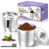 CAPMESSO K-Cup reutilizable, compatibilidad amplia para Keurig, ahorro y sostenibilidad.
