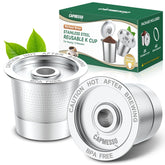 CAPMESSO taza reutilizable tipo K para Keurig 1.0, compatible y fácil de usar.