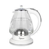 Capresso H2O Glass Tetera de cristal, visualiza el nivel de agua para preparar té.