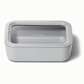 Caraway contenedor de vidrio de 6.6 tazas con tapa cristal para ver porciones