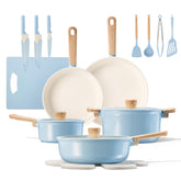 CAROTE conjunto de ollas y sartenes cerámicas para cocinar limpio y seguro.
