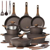 CAROTE 26 piezas conjunto de sartenes antiadherentes para cocina diaria segura