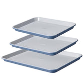 CAROTE bandeja de 13 pulgadas en azul gris, ideal para hornear galletas