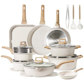 Conjunto CAROTE antiadherente de ollas y sartenes para cocinar con comodidad