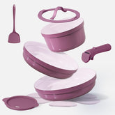 CAROTE set cerámico: ollas y sartenes sin PFOA para cocinar con seguridad.