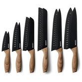 CAROTE set de cuchillos 12 piezas afilados para cortes precisos en casa