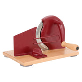 CAWIU cortadora de pan manual con ajuste de grosor para rebanadas uniformes