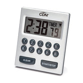 CDN Temporizador de Entrada Directa 2 Alarmas con pantalla grande facilita lectura rápida del tiempo
