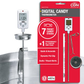 CDN termómetro digital para caramelos con sonda de 8 pulgadas y lectura precisa.
