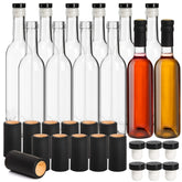 Cedilis botella vino vidrio 375 ml ideal para proyectos caseros de bebidas