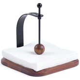 Celestree porta-servilletas con nogal norteamericano, ideal para mesa elegante