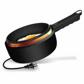 CERAMAX Pro: olla eléctrica 1,5 L con tapa y vapor para cocinar rápido