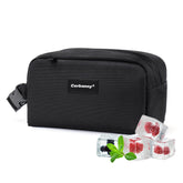 Cerbonny bolsa de almuerzo congelable, vista frontal, mantiene la comida fresca todo el día.