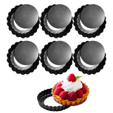 CFGUK moldes tartas mini 4 pulgadas con fondo removible para tartas caseras