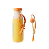 CHAKO LAB botella acero inoxidable aislada con dos asas, transporte cómodo en cualquier viaje.