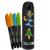 La CHALKME botella con pared doble mantiene bebidas frías por más horas.