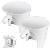 ChangTa embudo de harina para batidora KitchenAid, vertido limpio y preciso.
