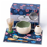 ChaseWind tazón floral de cerámica para matcha, ideal para ritual diario