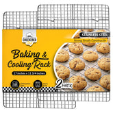Rejilla Checkered Chef de enfriamiento 11x17 para enfriar galletas de forma uniforme