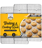 Checkered Chef rejilla enfriamiento 8x12 para enfriar galletas de forma uniforme