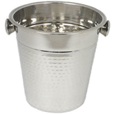 Cubeta Chef Craft champán martillada para eventos con estilo.