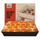 Bandeja Chef Pomodoro para pizza Detroit 10x14, horneado uniforme y delicioso.