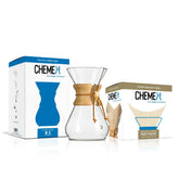 CHEMEX bundle de 8 tazas con empaque exclusivo para uso diario.