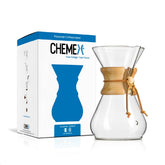 Chemex cafetera de vidrio 8 tazas en su diseño elegante para la cocina
