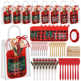 Manoplas CHENGU navideñas para hornear, protección y estilo