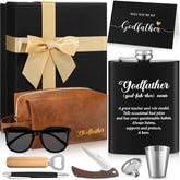 CHENGU conjunto padrino dentro de caja regalo, regalo elegante para bautizo