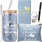 CHENGU vaso de cristal 16 oz para café, ideal para ensayos y momentos creativos