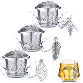 CHENGU set de infusores de té con malla fina para filtrado suave