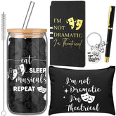 CHENGU taza de vidrio 16 oz para café, ideal para mañanas teatrales