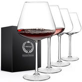Vasos Chouggo 28oz en conjunto de 4, grandes para degustación de vino.