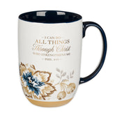 Christian Art Gifts: taza gran cerámica con escritura, ideal para empezar el día