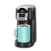 CHULUX Classic cafetera una taza frontal, diseño compacto para oficina