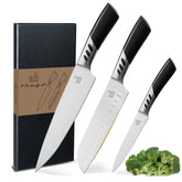 CHUSHIJI cuchillo chef de 8 pulgadas con filo preciso para cortes uniformes.