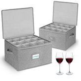 Cirhy caja copas protección móvil: protege copas frágiles durante mudanzas.