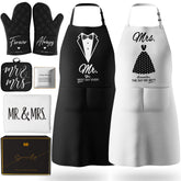 Delantales CITTA para parejas, ideales para cocinar juntos.