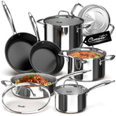 Conjunto Ciwete de 11 piezas para cocinar en todo tipo de recetas en la estufa