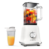 CKEMU licuadora profesional con vaso de vidrio de 58 onzas para batidos