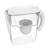 Jarra Clearly Filtered con diseño ergonómico para verter con comodidad en casa