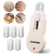 CLUEAPOP lama de pan imantada con almacenamiento práctico.