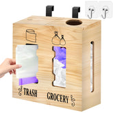 CMXZSAM dispensador de bolsas en vista frontal mostrando el porta-bolsas para compras
