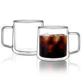 CNGLASS taza 15 oz doble pared, mantiene la bebida caliente más tiempo.
