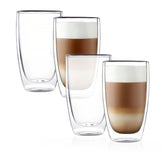 CNGLASS: taza de café con doble pared mantiene caliente sin quemar la mano.