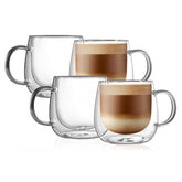 CNGLASS taza doble pared 16oz: mantiene caliente sin quemar las manos