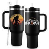 COCOGIFTS Vaso térmico Bigfoot de 40 onzas con asa, ideal para regalo de fans.